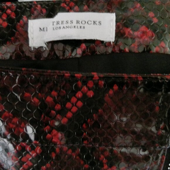 Mistress Rocks vegan Leather Womens Mini Skirt S Punk Goth Rocker - Picture 3 of 4